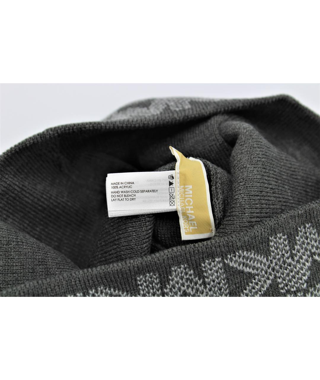 MICHAEL KORS Серая шапка, фото 6