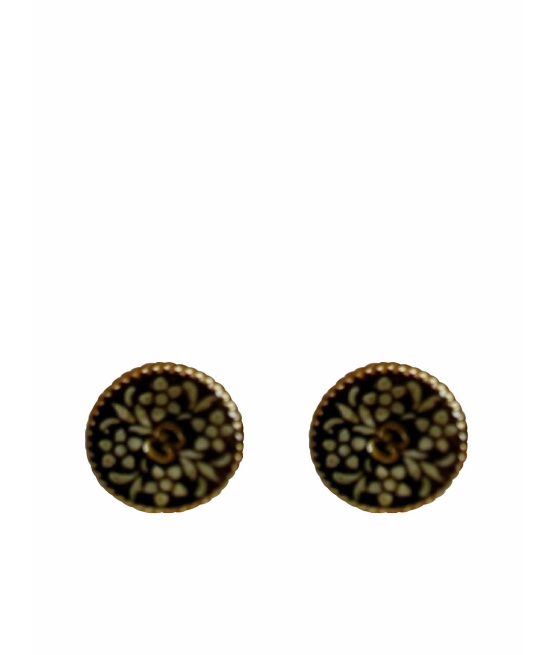 GUCCI Золотые серьги из желтого золота, фото 1