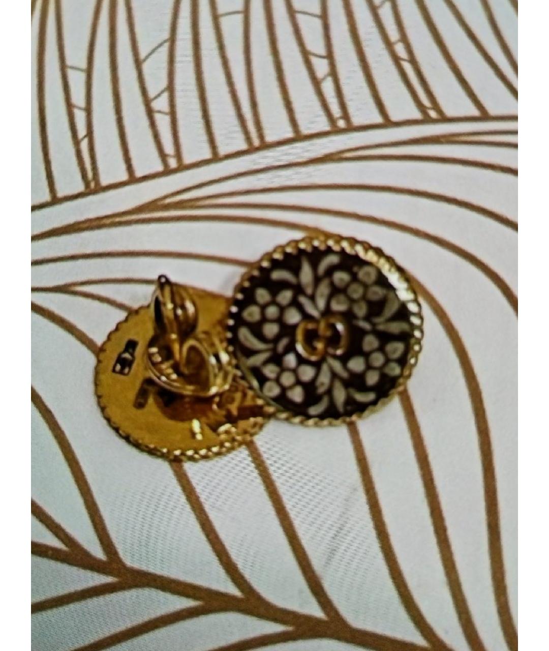 GUCCI Золотые серьги из желтого золота, фото 4