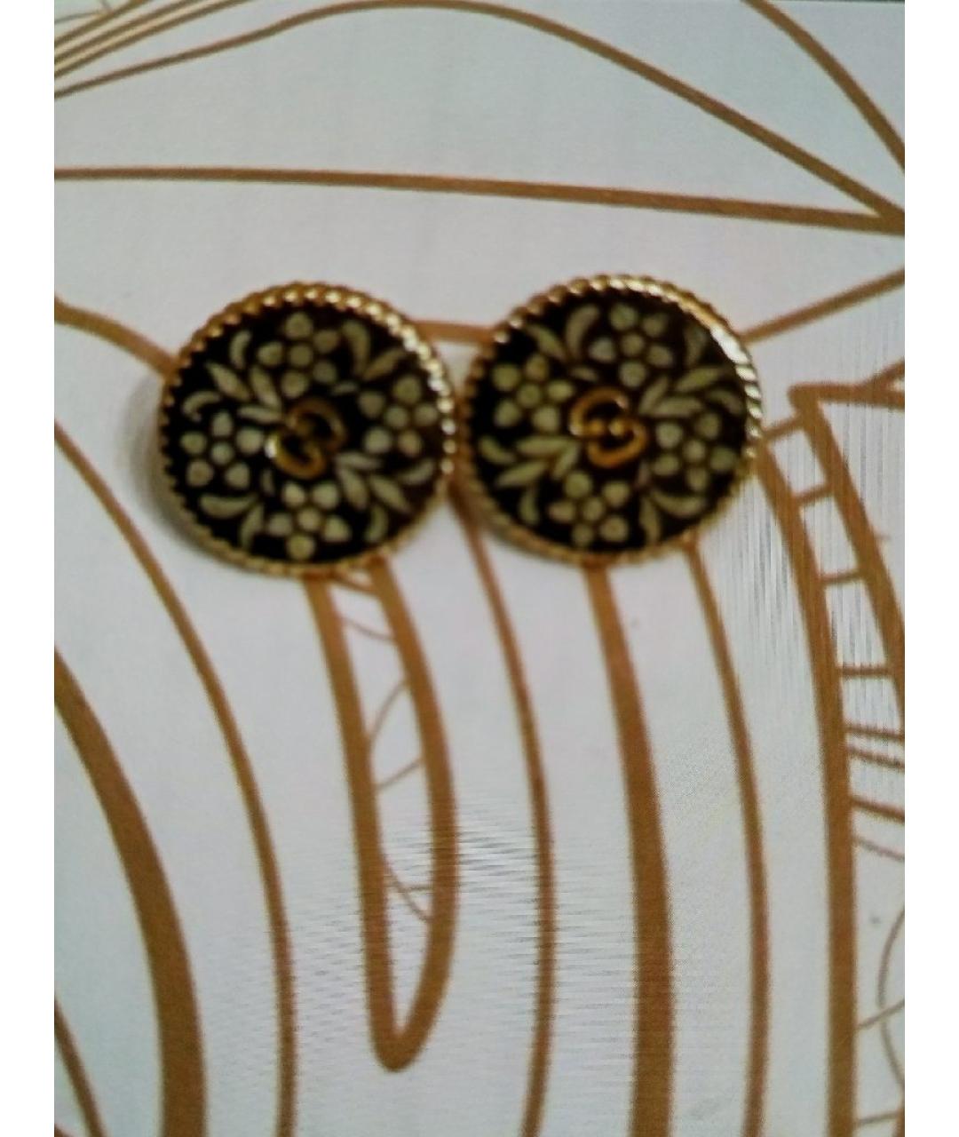 GUCCI Золотые серьги из желтого золота, фото 5