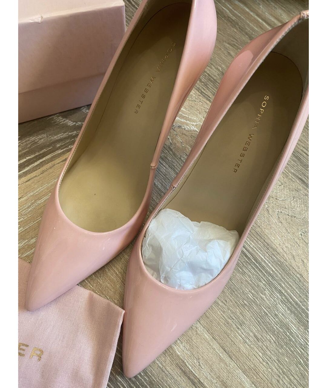 SOPHIA WEBSTER Розовые туфли из лакированной кожи, фото 2