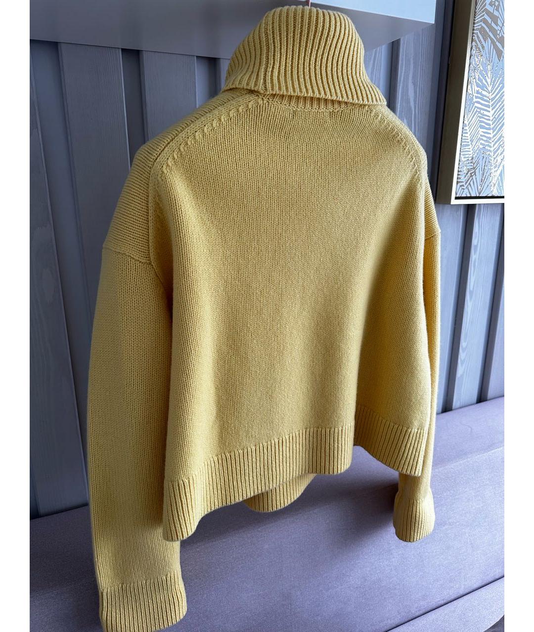 12 STOREEZ Желтый шерстяной джемпер / свитер, фото 2
