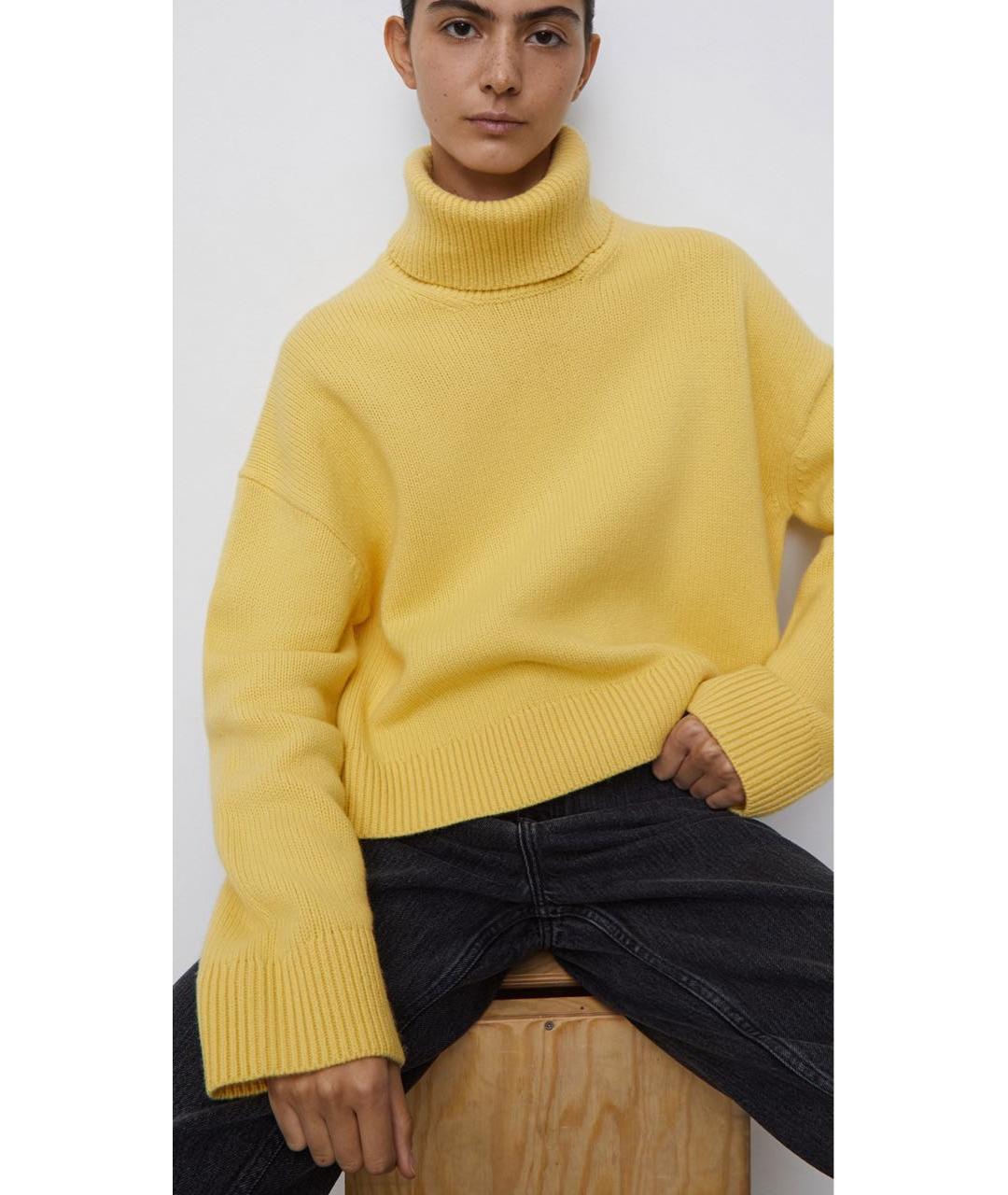 12 STOREEZ Желтый шерстяной джемпер / свитер, фото 6