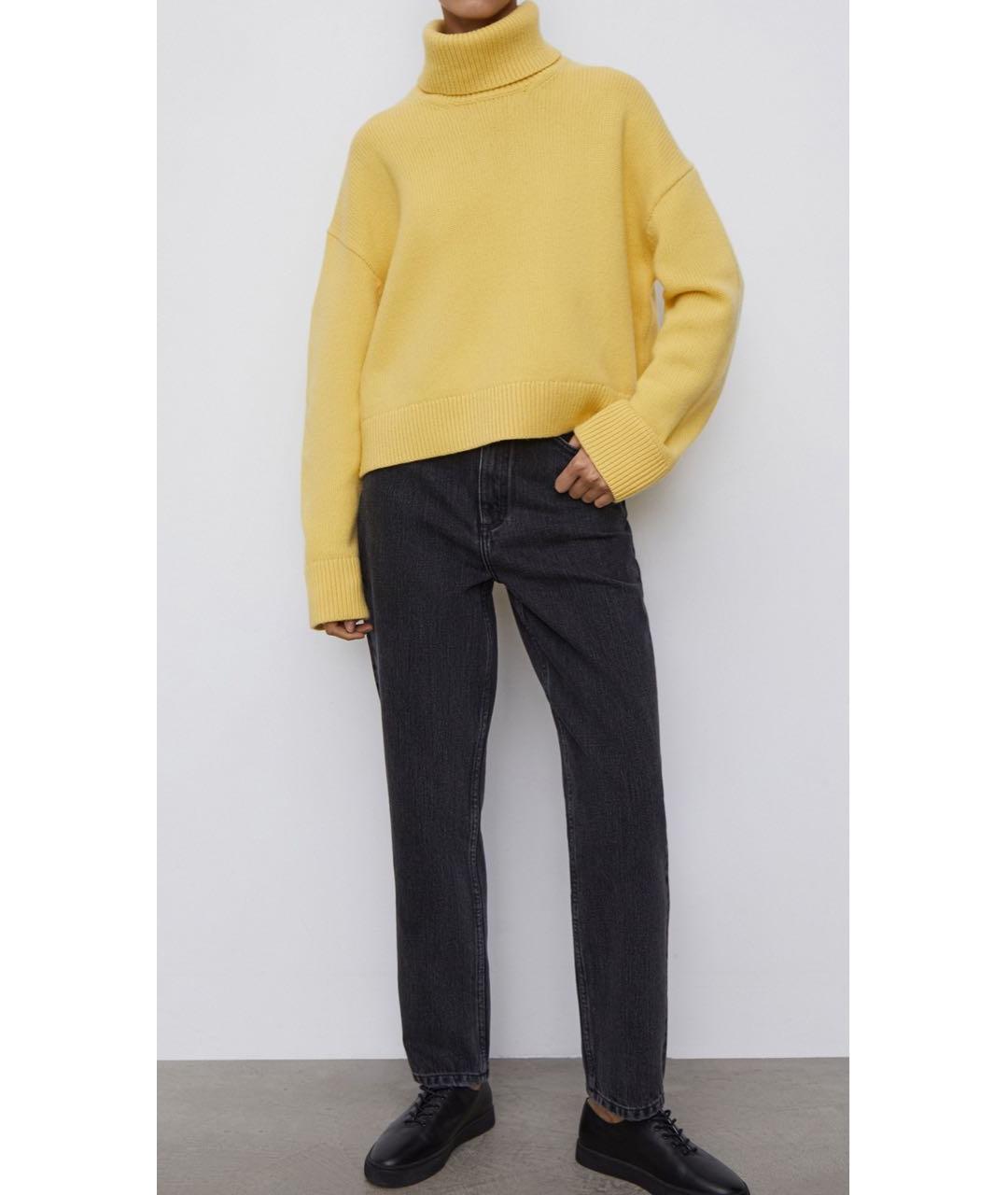 12 STOREEZ Желтый шерстяной джемпер / свитер, фото 7