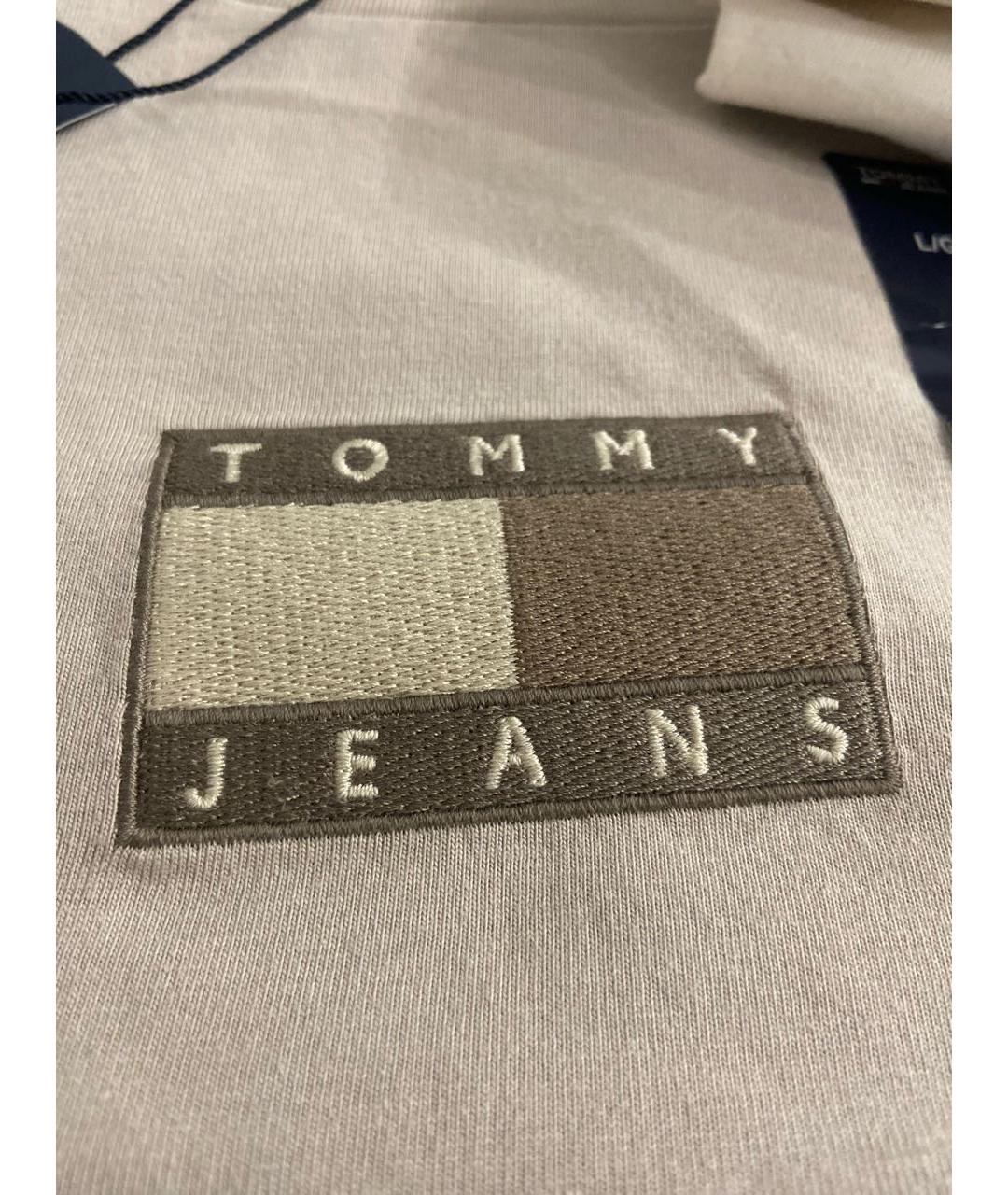 TOMMY HILFIGER Серая хлопковая футболка, фото 3