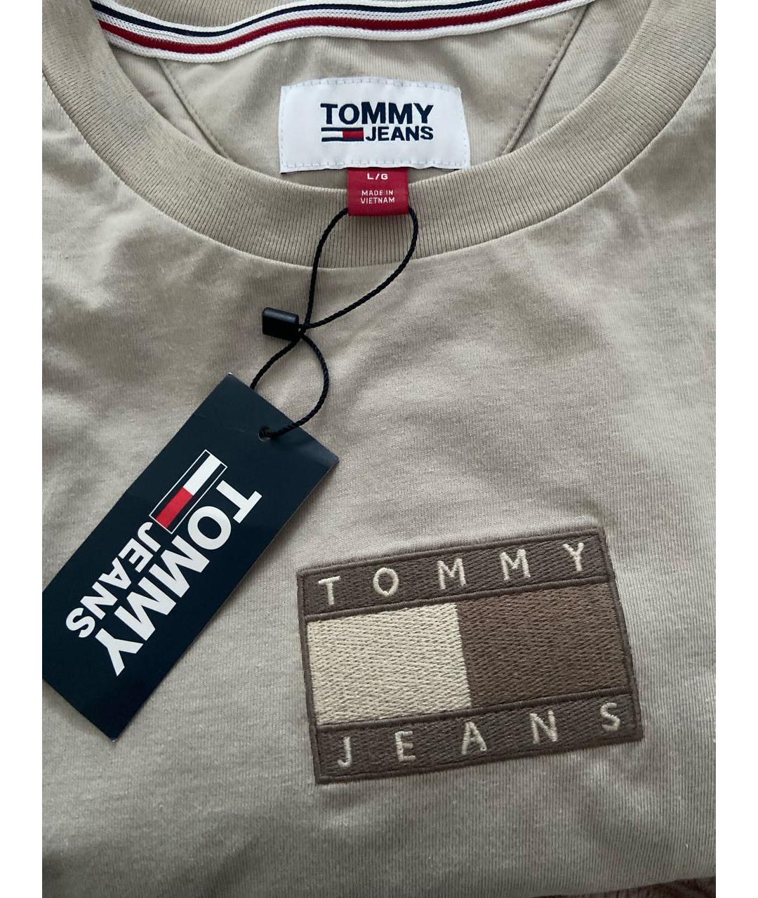 TOMMY HILFIGER Серая хлопковая футболка, фото 6