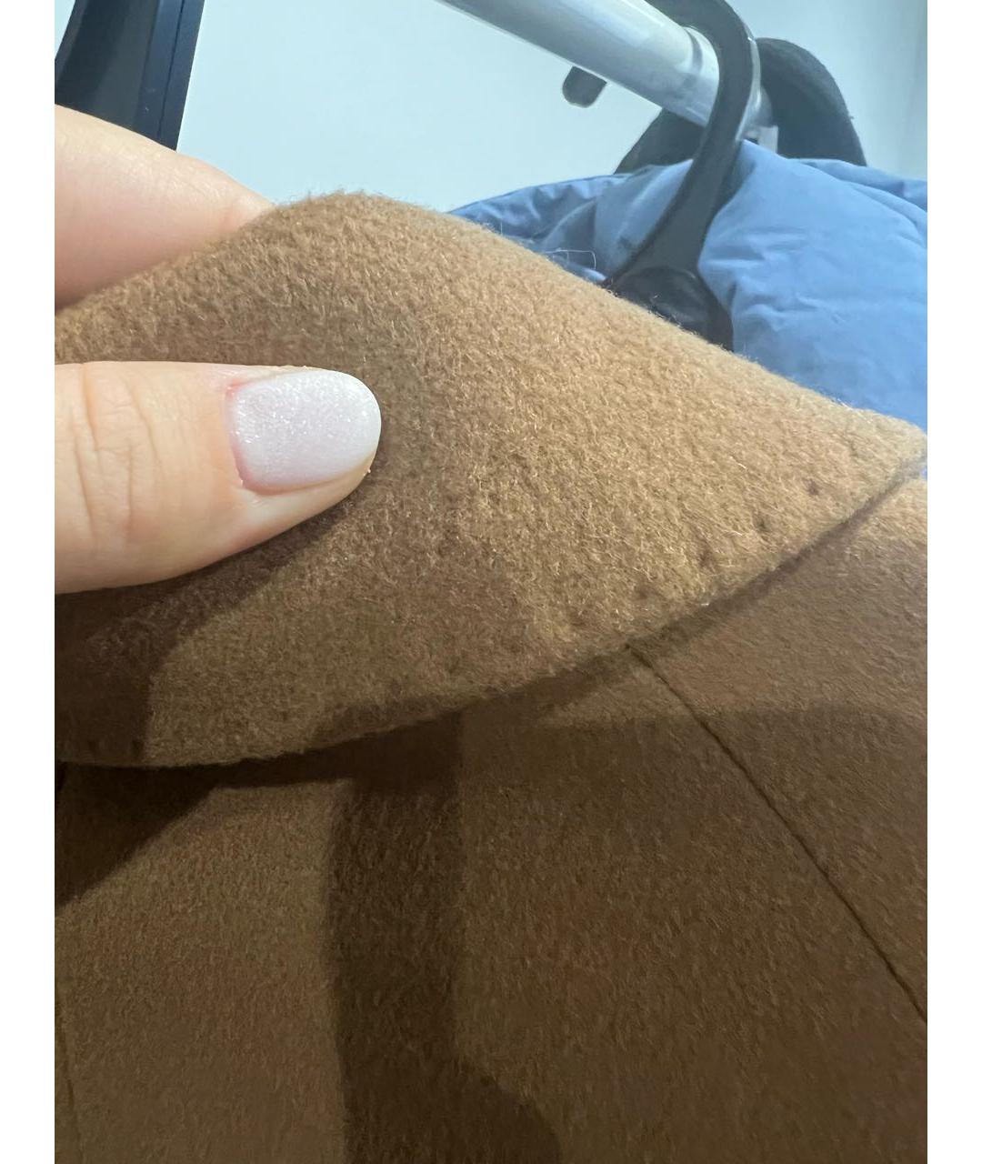 LORO PIANA Бежевое шерстяное пальто, фото 7