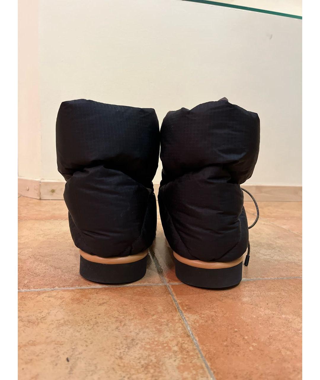 LOUIS VUITTON PRE-OWNED Черные неопреновые ботинки, фото 4