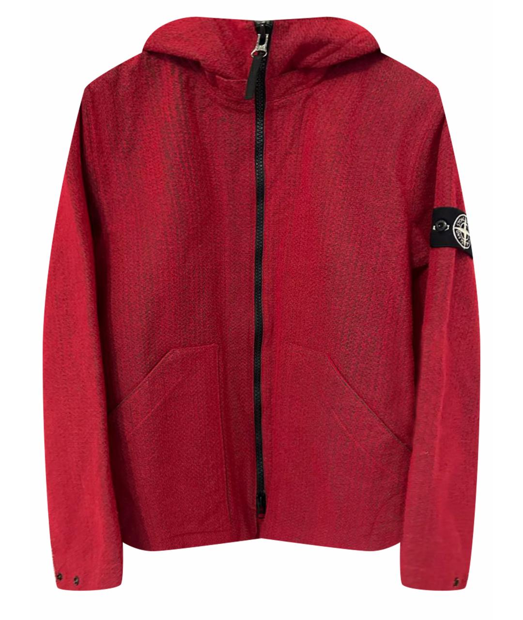 STONE ISLAND Красная вискозная куртка, фото 1