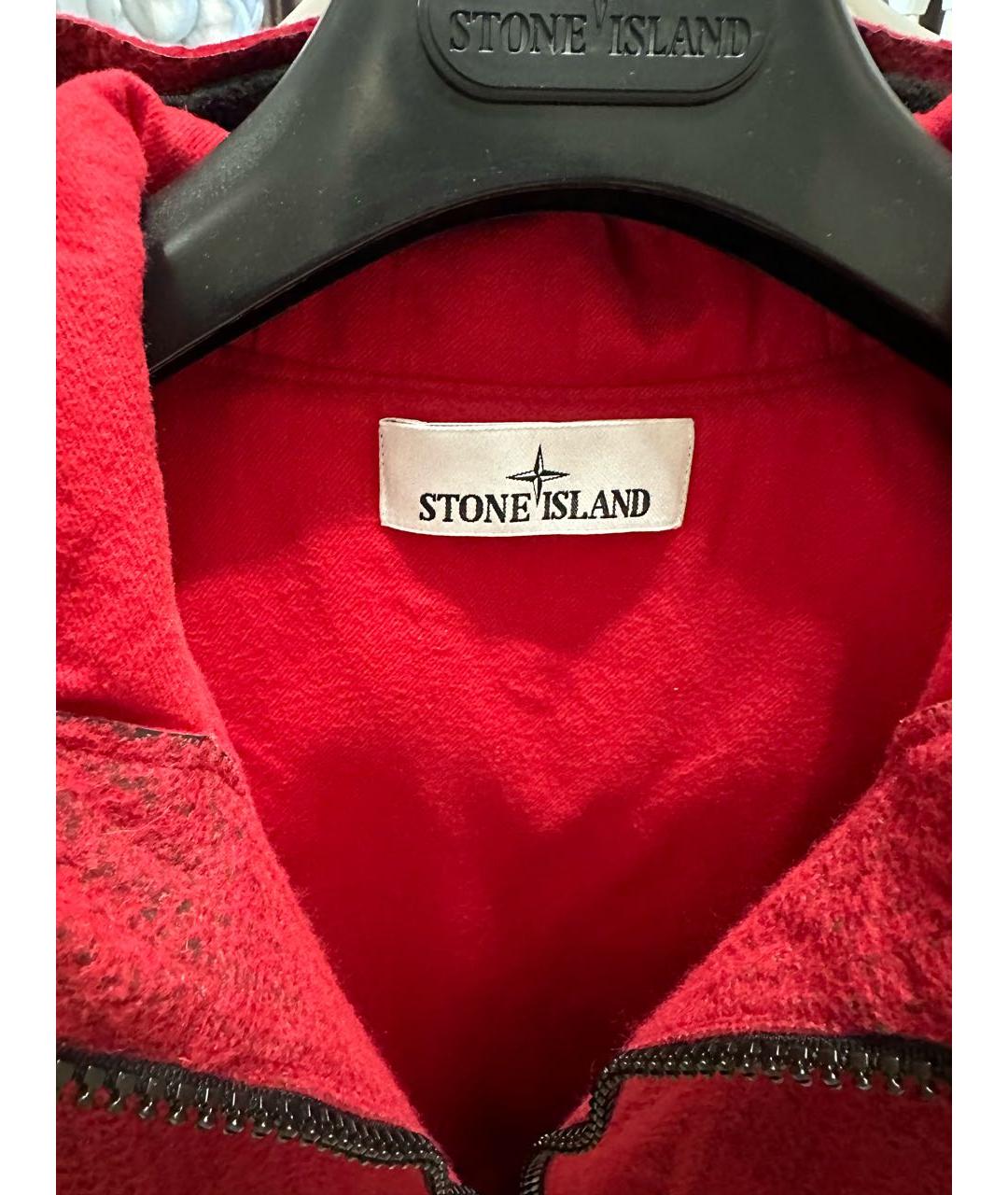STONE ISLAND Красная вискозная куртка, фото 3