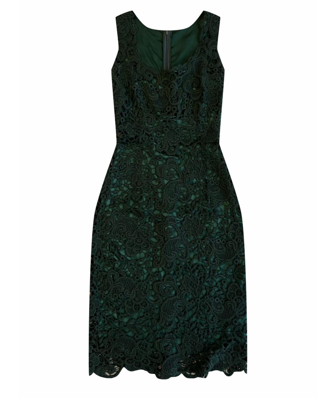 ERMANNO SCERVINO Зеленые шерстяное коктейльное платье, фото 1