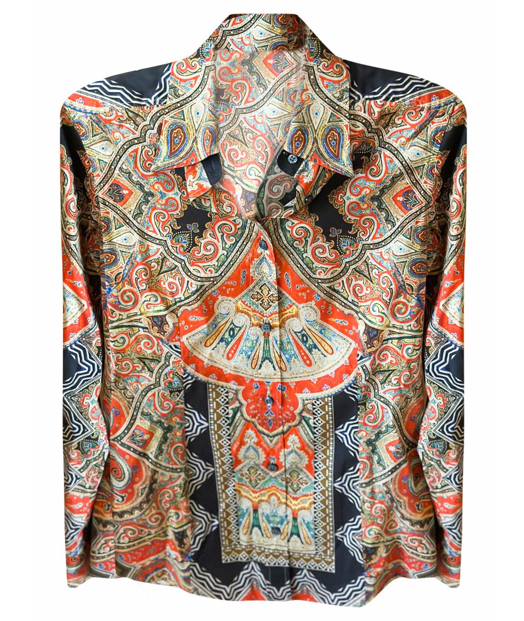 ETRO Коричневая хлопковая рубашка, фото 6