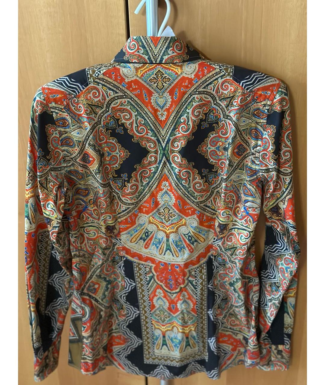 ETRO Коричневая хлопковая рубашка, фото 2