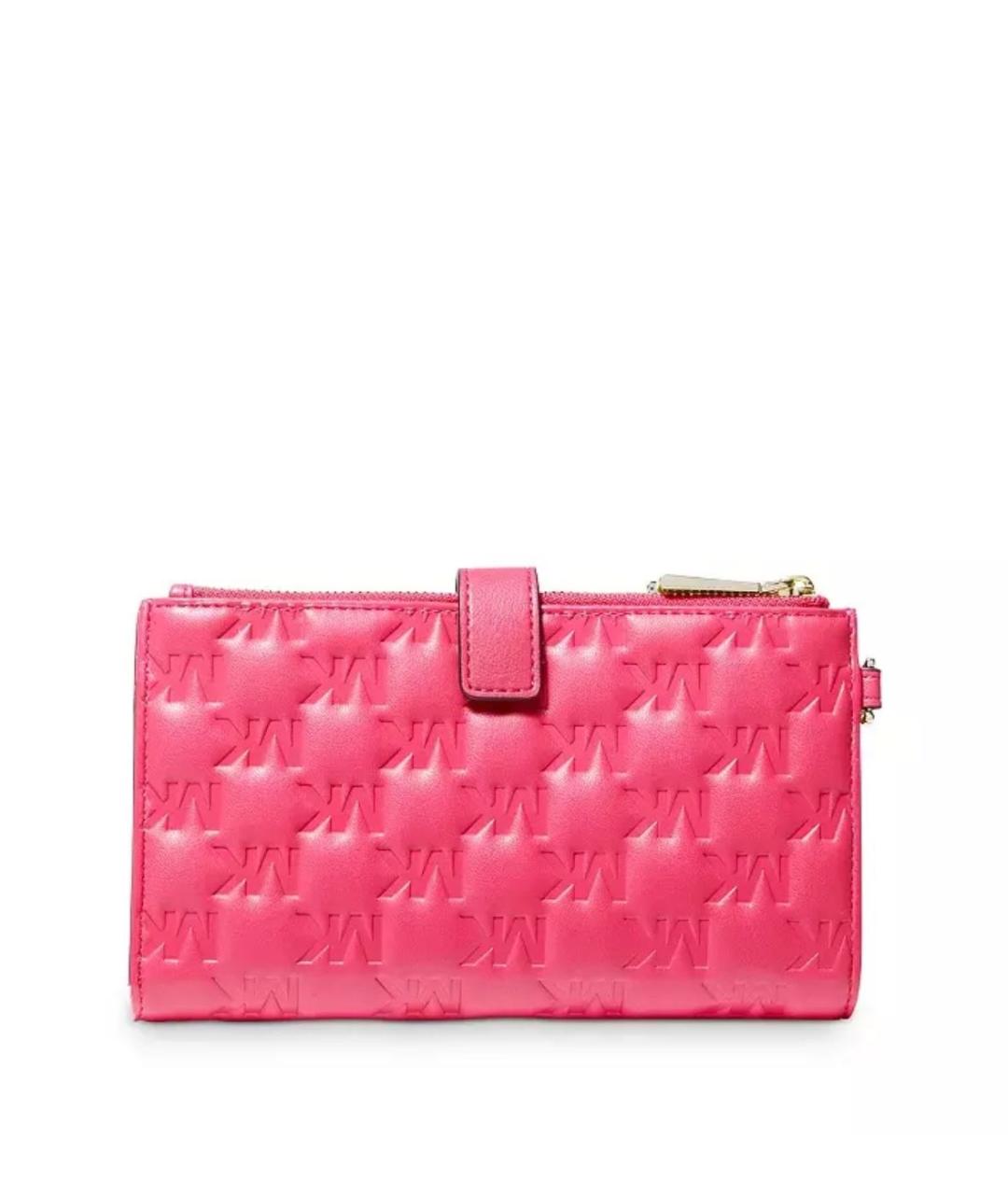 MICHAEL KORS Розовый кошелек из искусственной кожи, фото 2