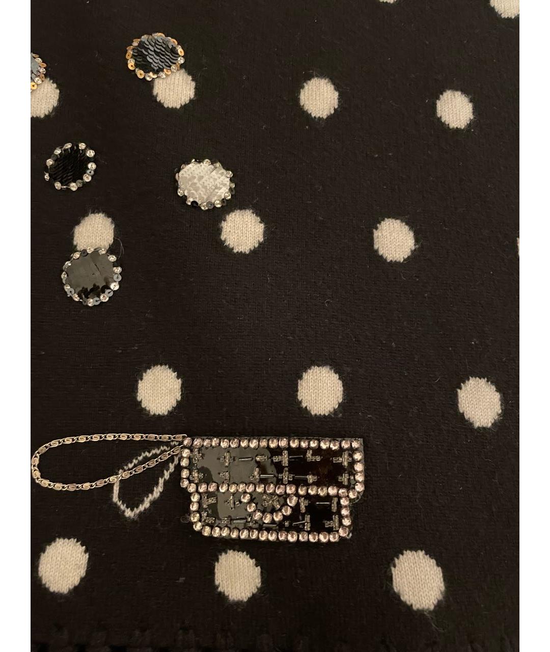 CHANEL Черный шарф, фото 5