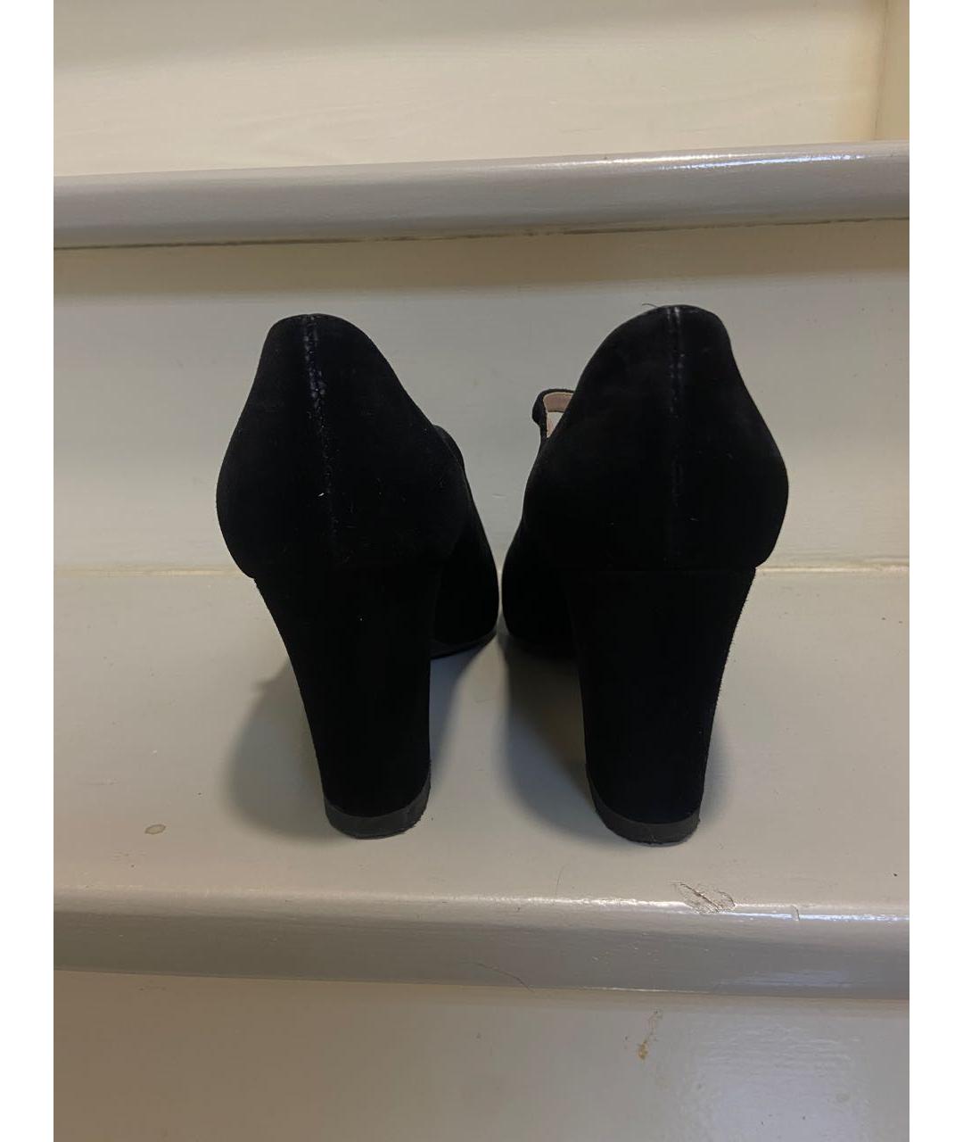 MIU MIU Черные замшевые туфли, фото 3
