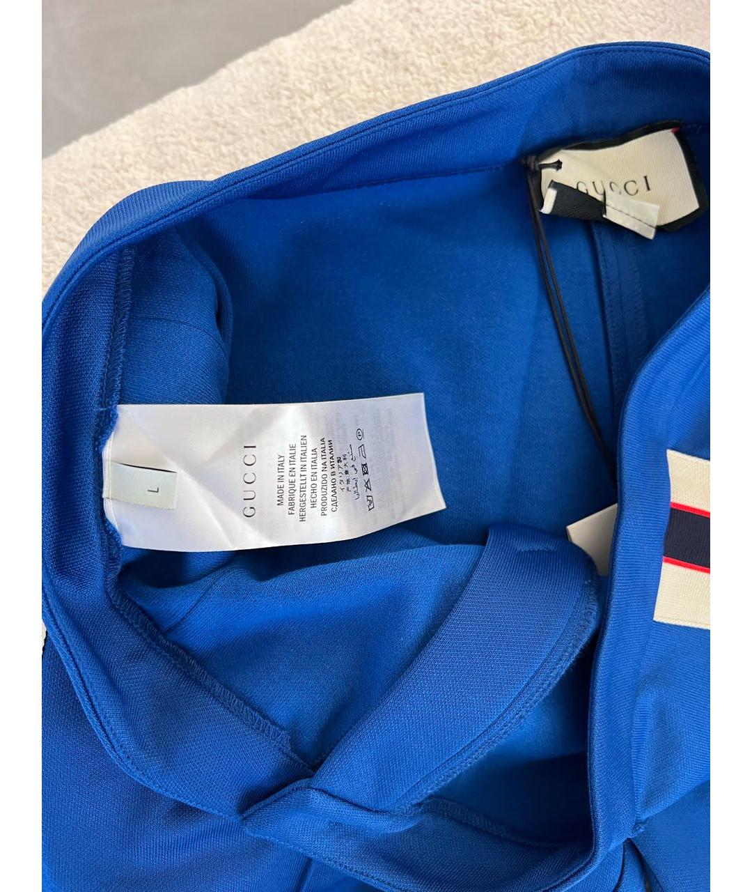 GUCCI Синие брюки узкие, фото 4