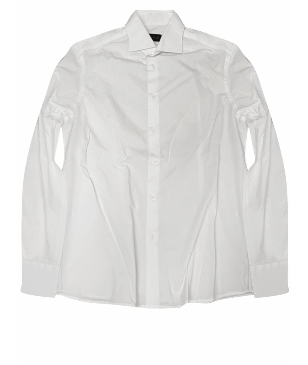 PAL ZILERI Белая хлопковая классическая рубашка, фото 1