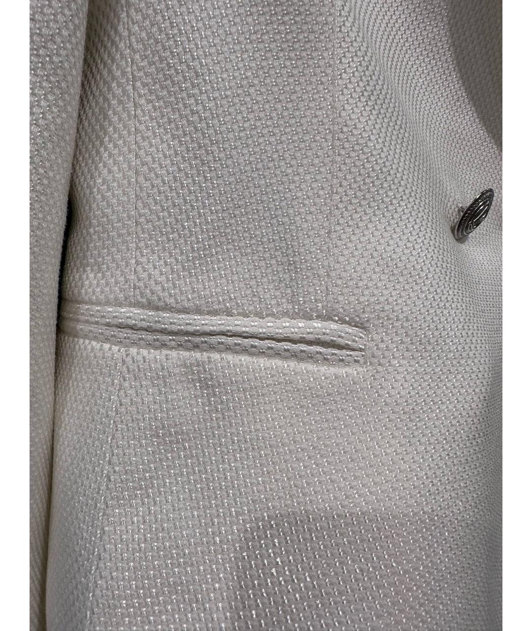 PIERRE BALMAIN Белый вискозный жакет/пиджак, фото 5