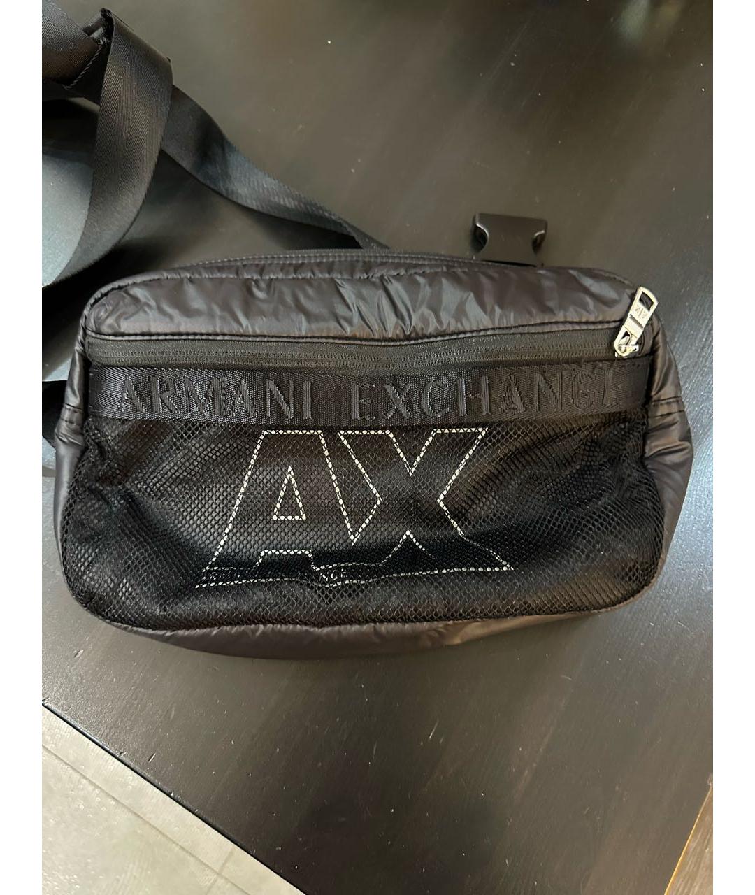 ARMANI EXCHANGE Черный рюкзак, фото 4