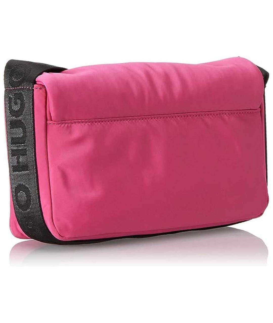 HUGO BOSS Розовая тканевая поясная сумка, фото 2