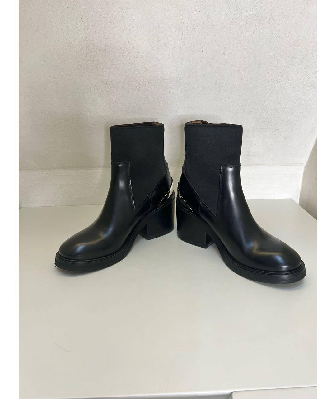 ACNE STUDIOS Черные кожаные ботильоны, фото 5