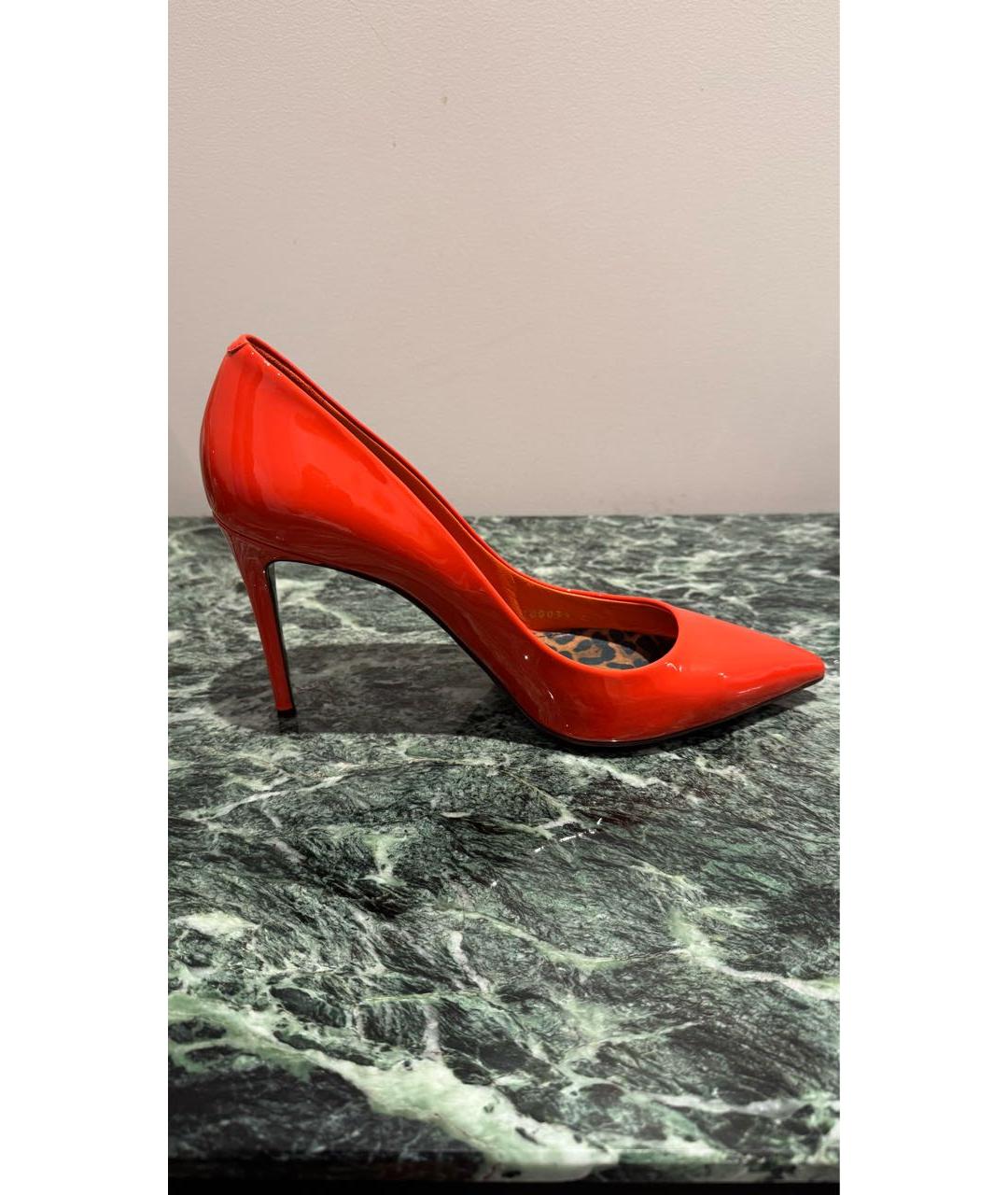 DOLCE&GABBANA Красные туфли из лакированной кожи, фото 5