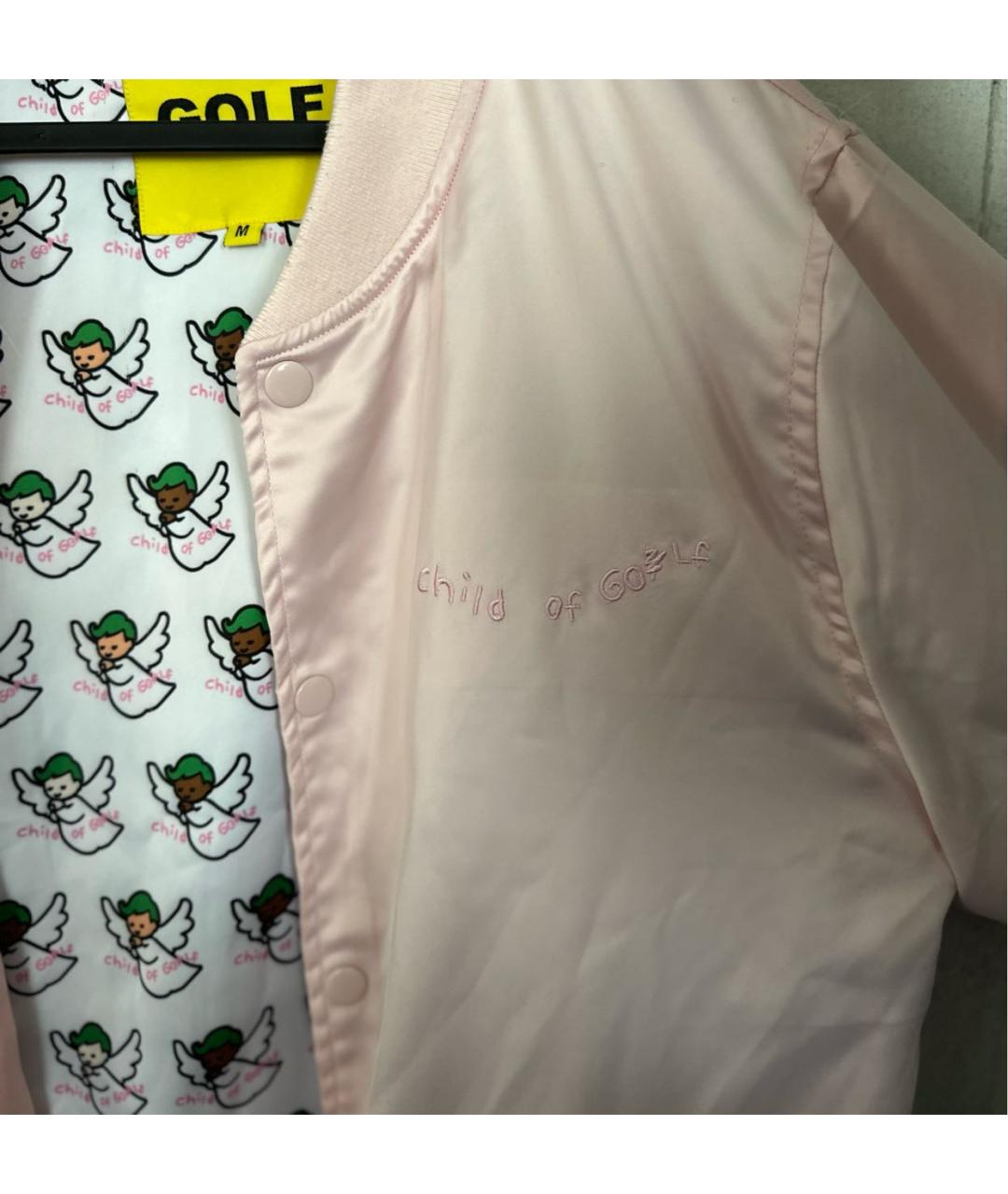 Golf Le Fleur Розовая атласная куртка, фото 7