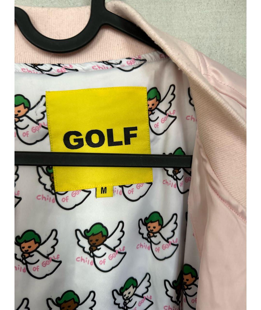Golf Le Fleur Розовая атласная куртка, фото 3