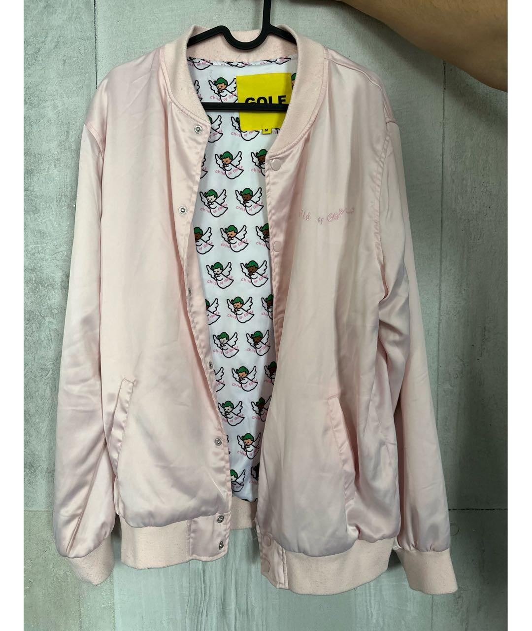 Golf Le Fleur Розовая атласная куртка, фото 8