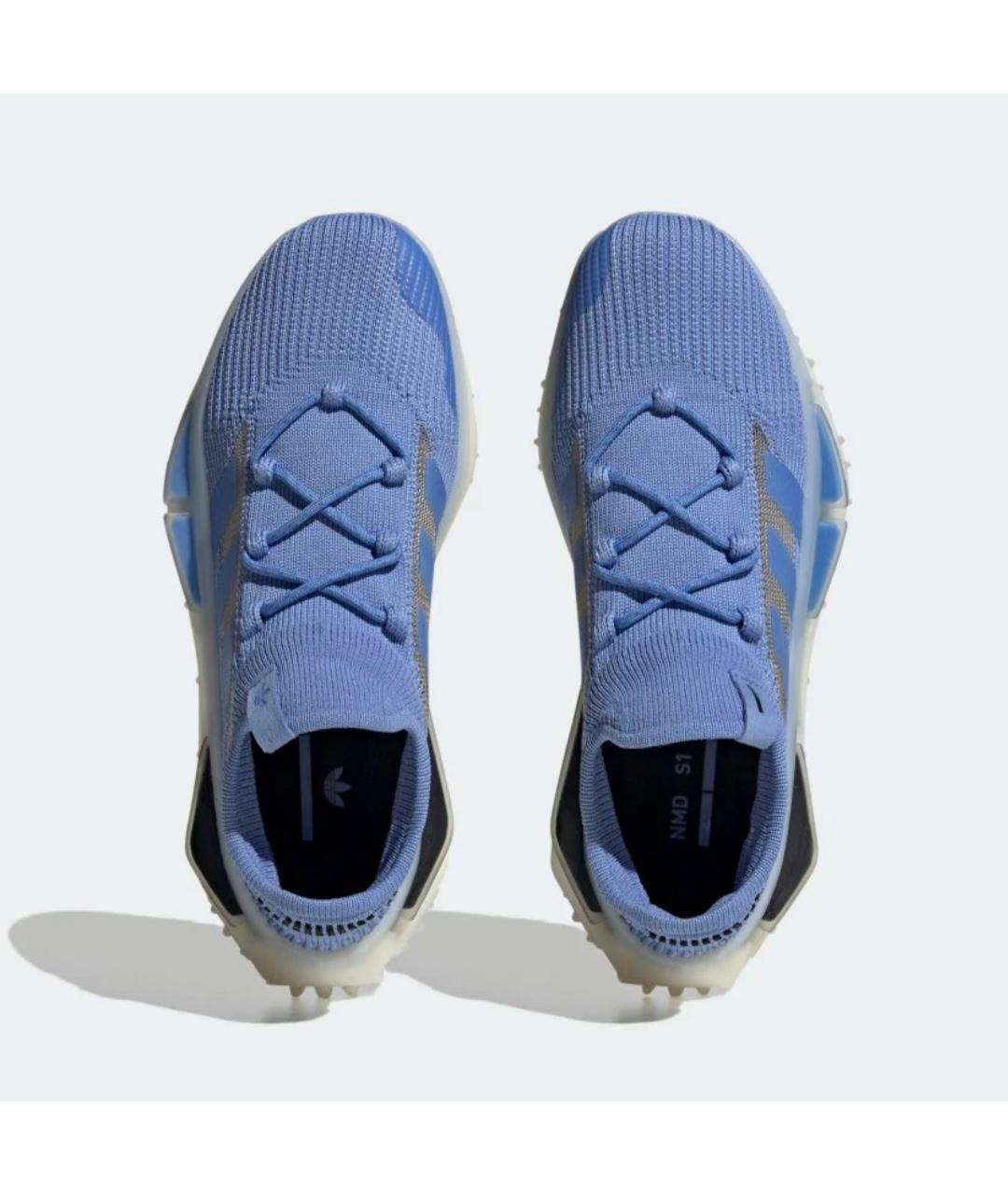 ADIDAS Голубые текстильные кроссовки, фото 4