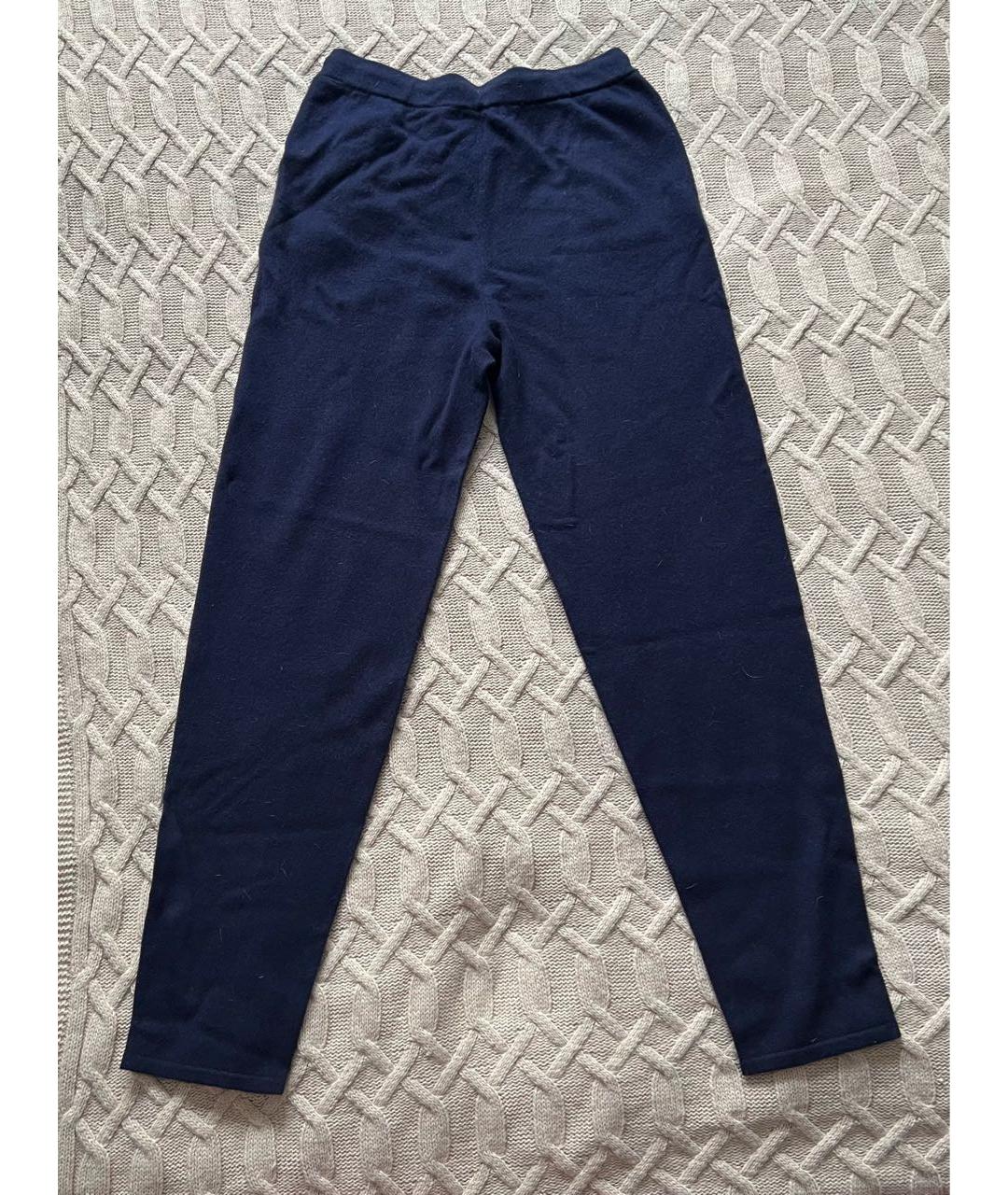 12 STOREEZ Темно-синие кашемировые брюки широкие, фото 2