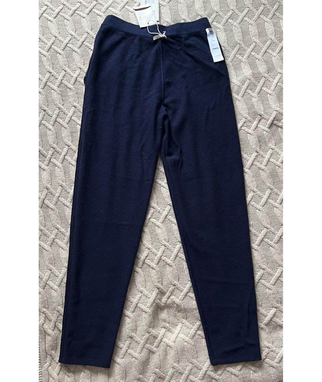 12 STOREEZ Темно-синие кашемировые брюки широкие, фото 3