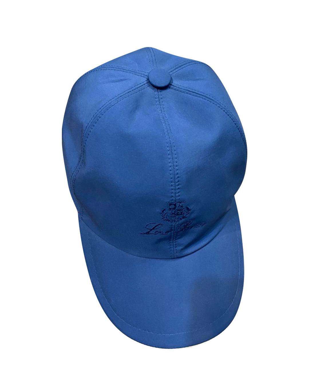 LORO PIANA Темно-синяя кепка/бейсболка, фото 1