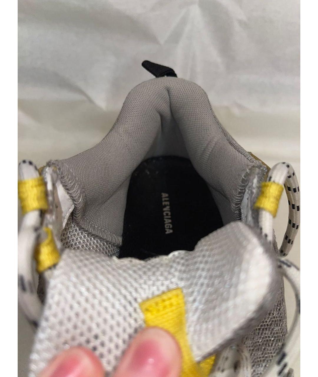 BALENCIAGA Серые текстильные кроссовки, фото 8