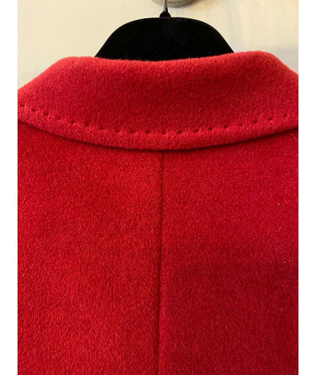 MAX MARA Красное шерстяное пальто, фото 4