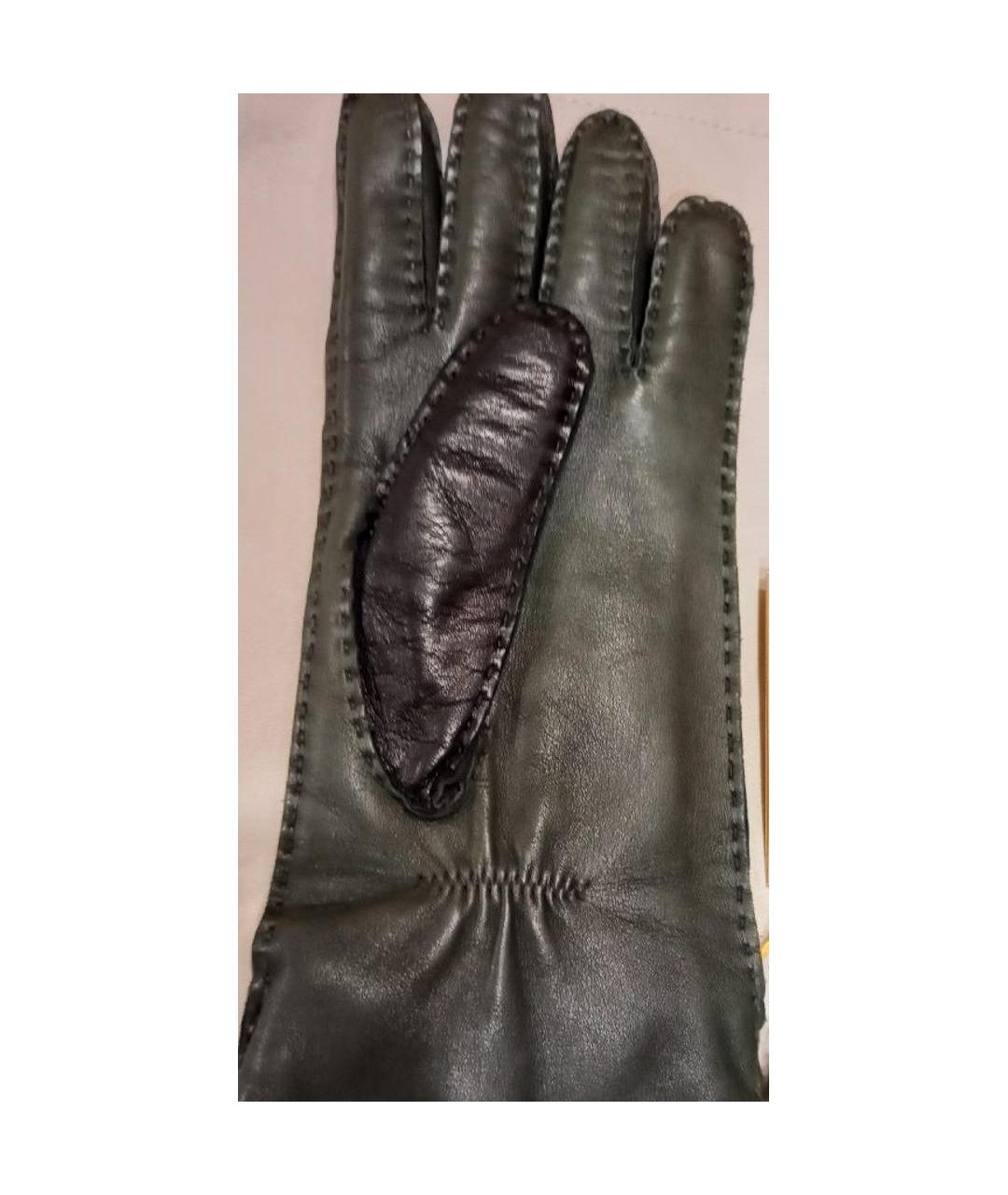 ETRO Мульти кожаные перчатки, фото 4
