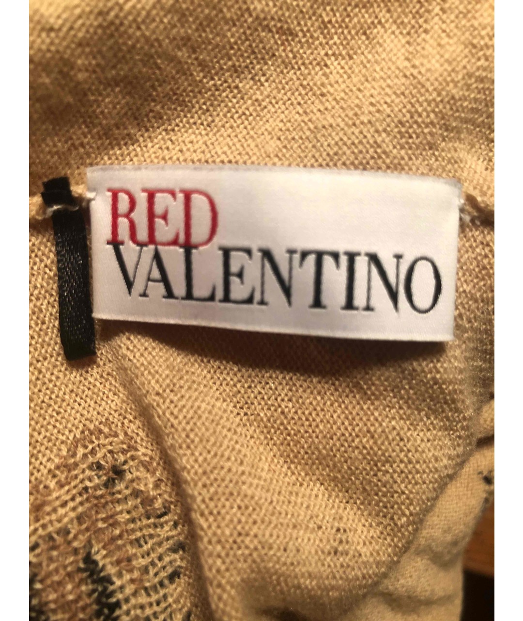RED VALENTINO Бежевая хлопковая шапка, фото 3