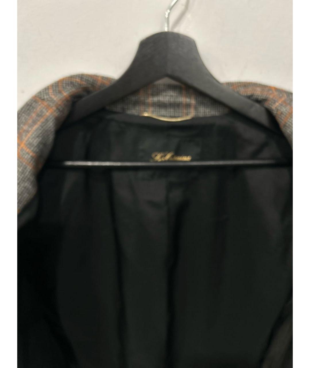 LES COPAINS Коричневый шерстяной жакет/пиджак, фото 3