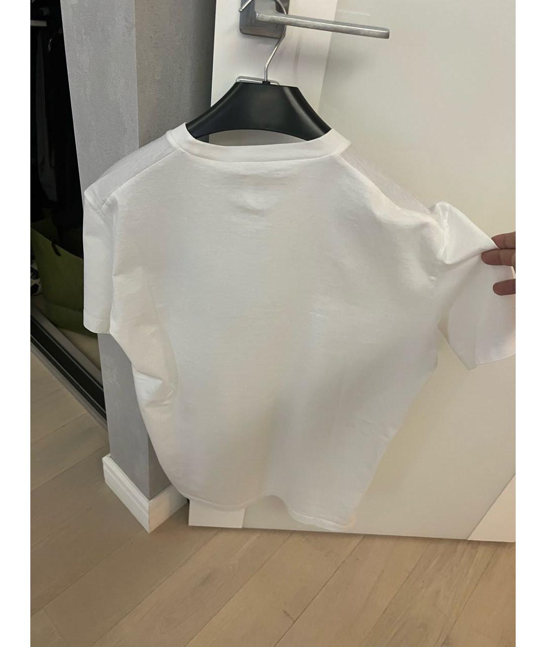 DSQUARED2 Белая хлопковая футболка, фото 3