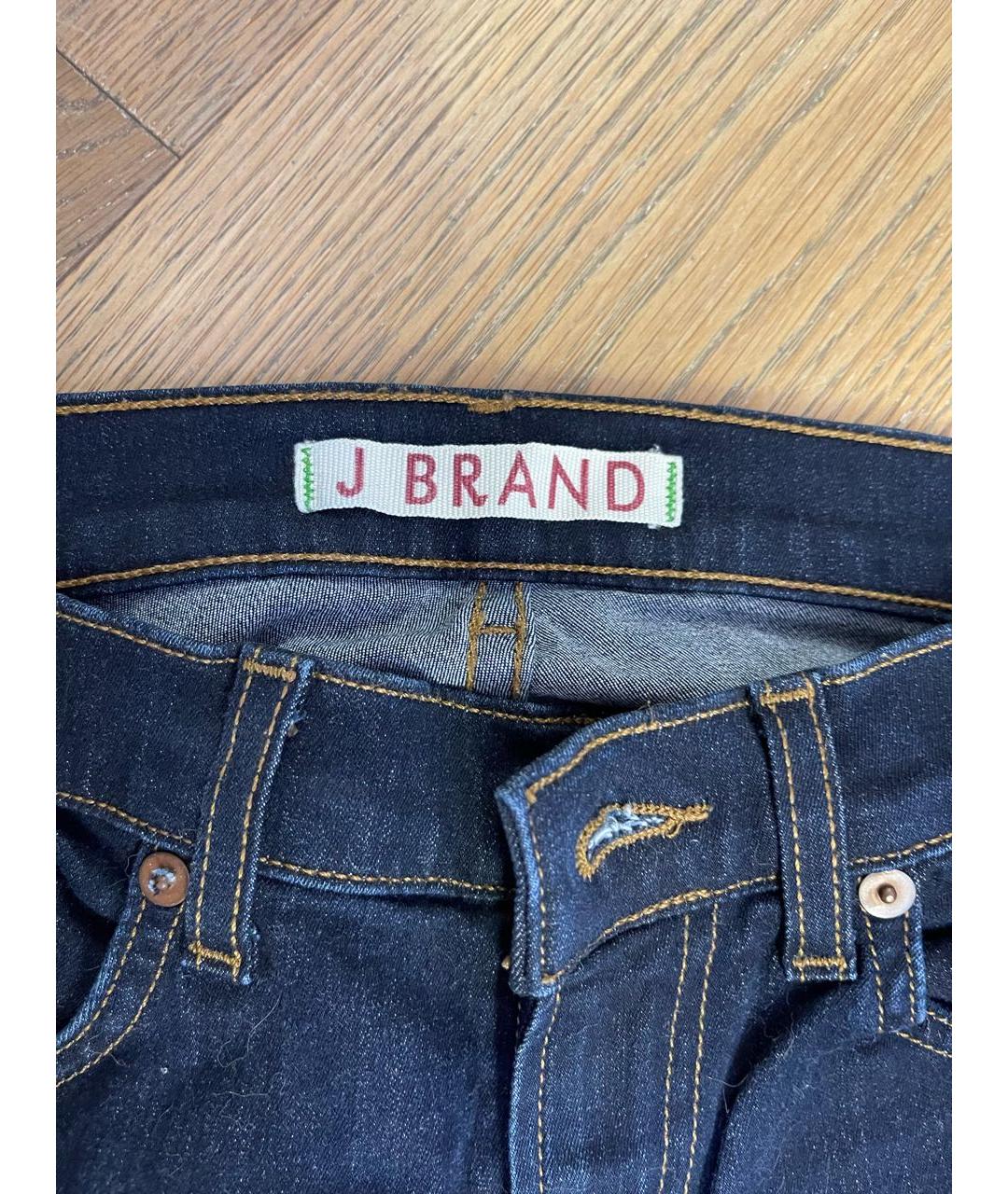 JBRAND Темно-синие хлопковые джинсы клеш, фото 4