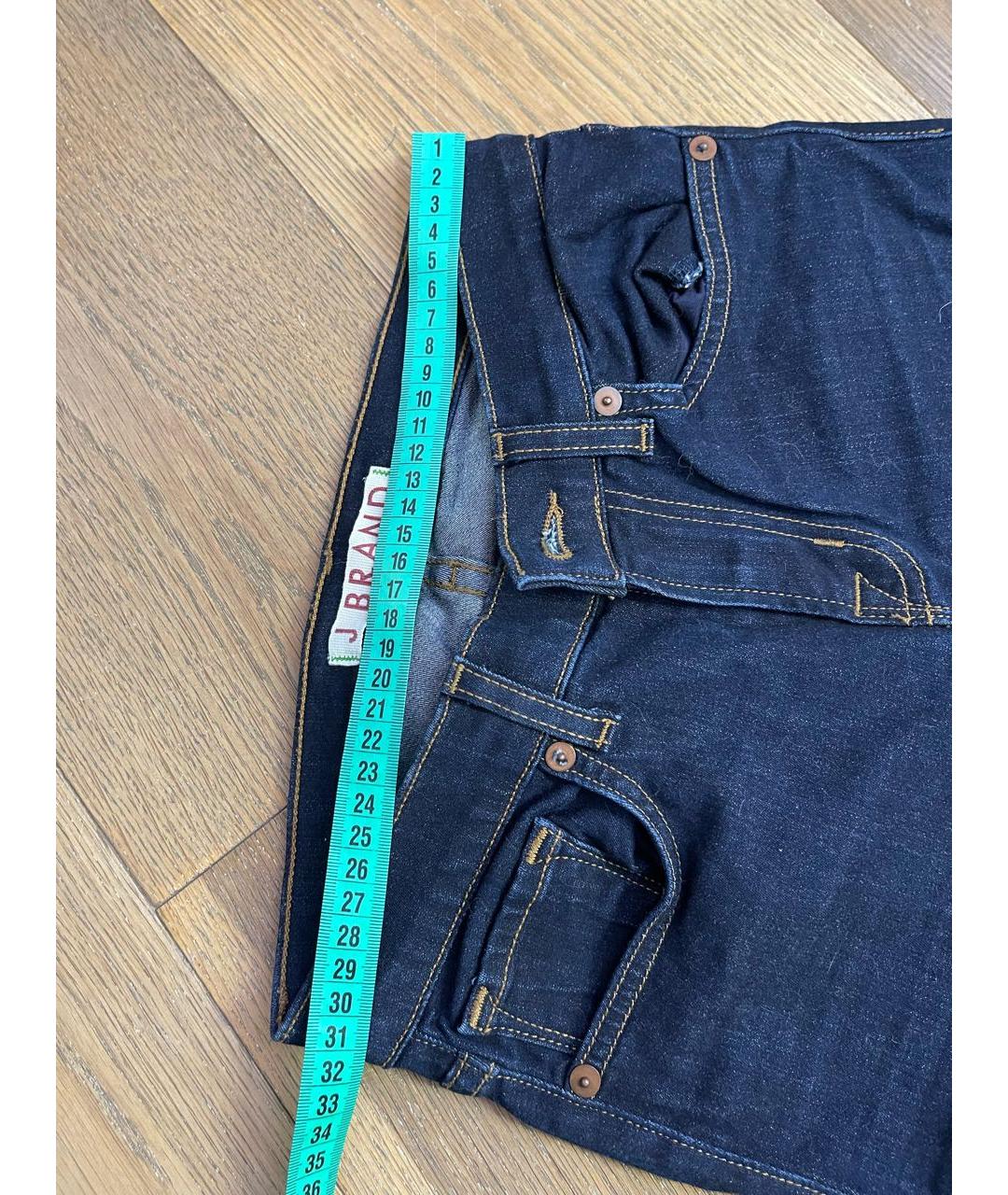 JBRAND Темно-синие хлопковые джинсы клеш, фото 5