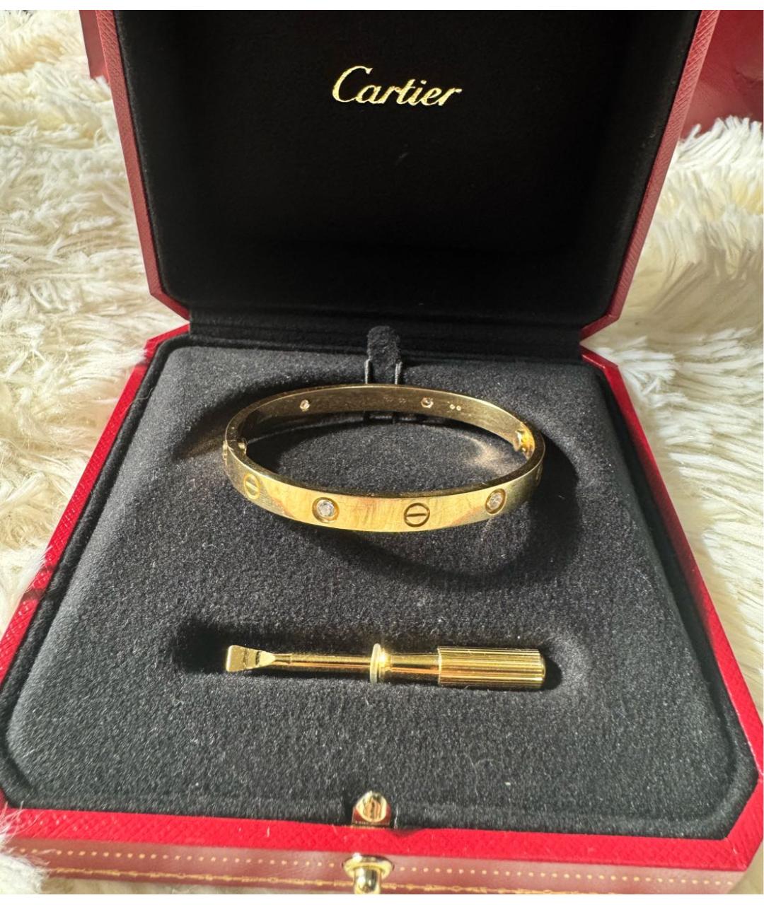 CARTIER Золотой браслет из желтого золота, фото 4