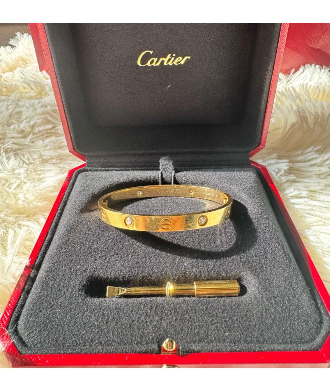 CARTIER Золотой браслет из желтого золота, фото 2
