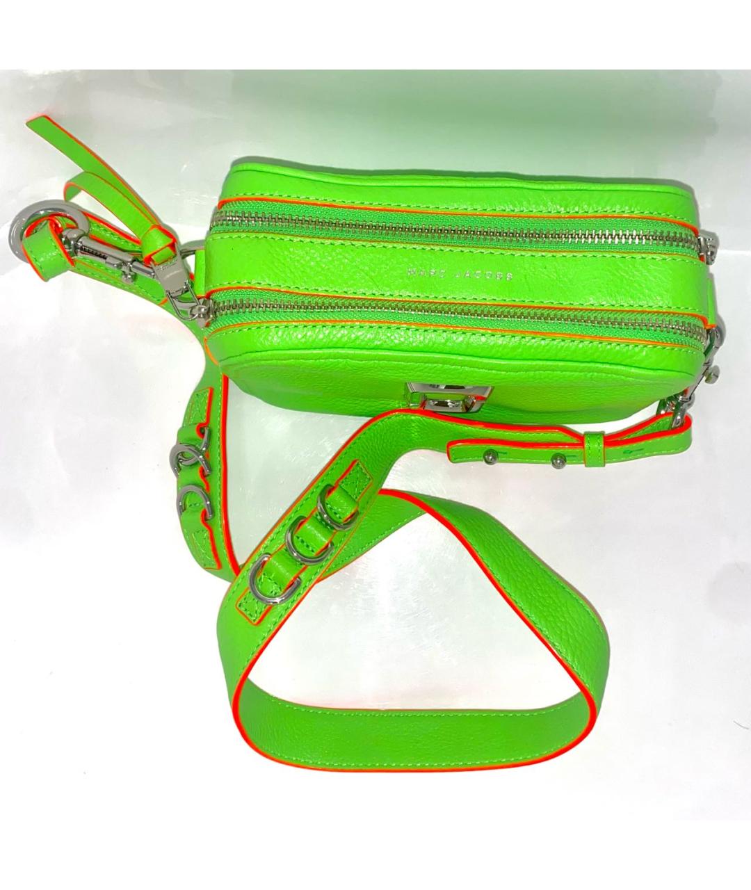 MARC JACOBS Салатовая кожаная сумка через плечо, фото 3
