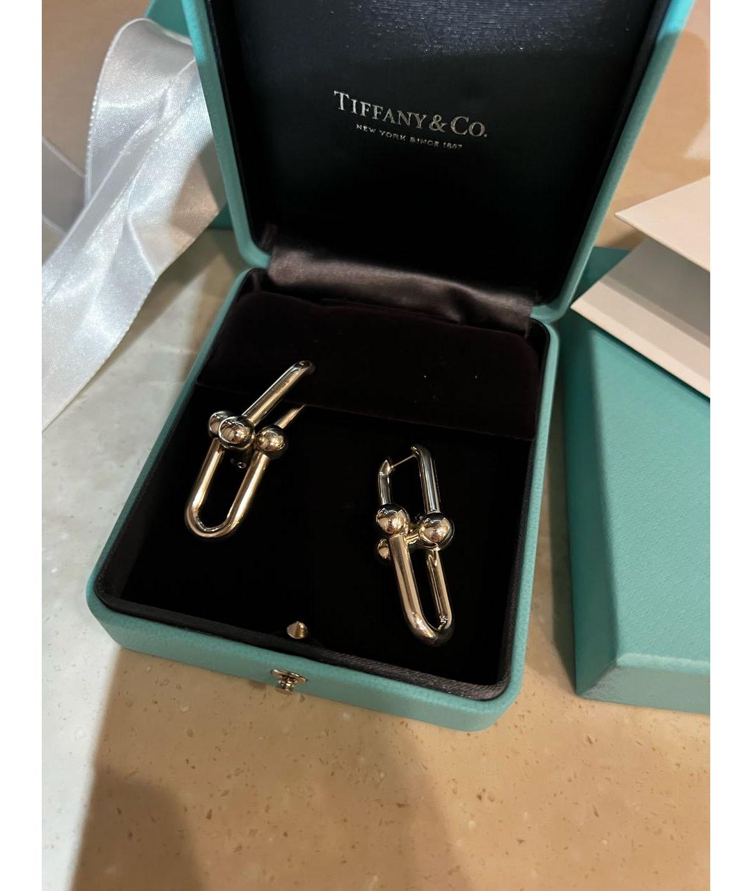 TIFFANY&CO Серебряные серебряные серьги, фото 2