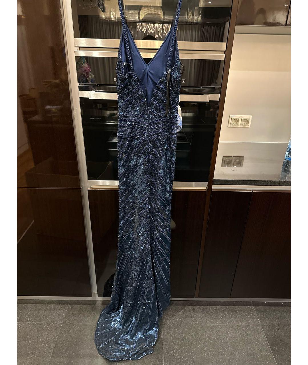 SHERRI HILL Синее вечернее платье, фото 2