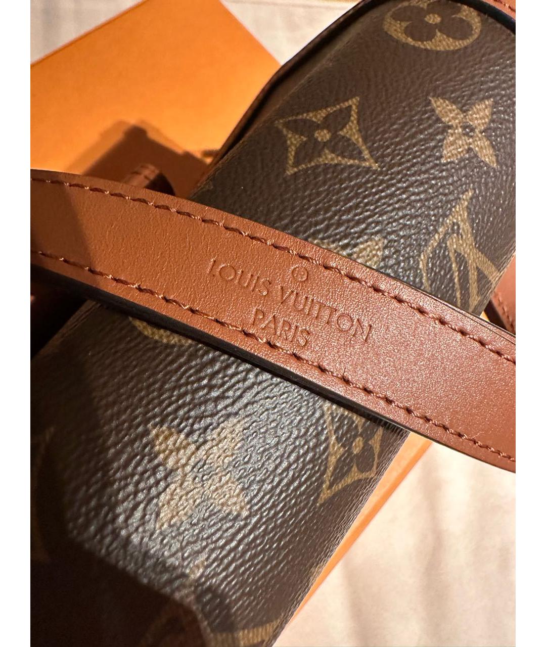 LOUIS VUITTON PRE-OWNED Коричневая сумка через плечо, фото 6