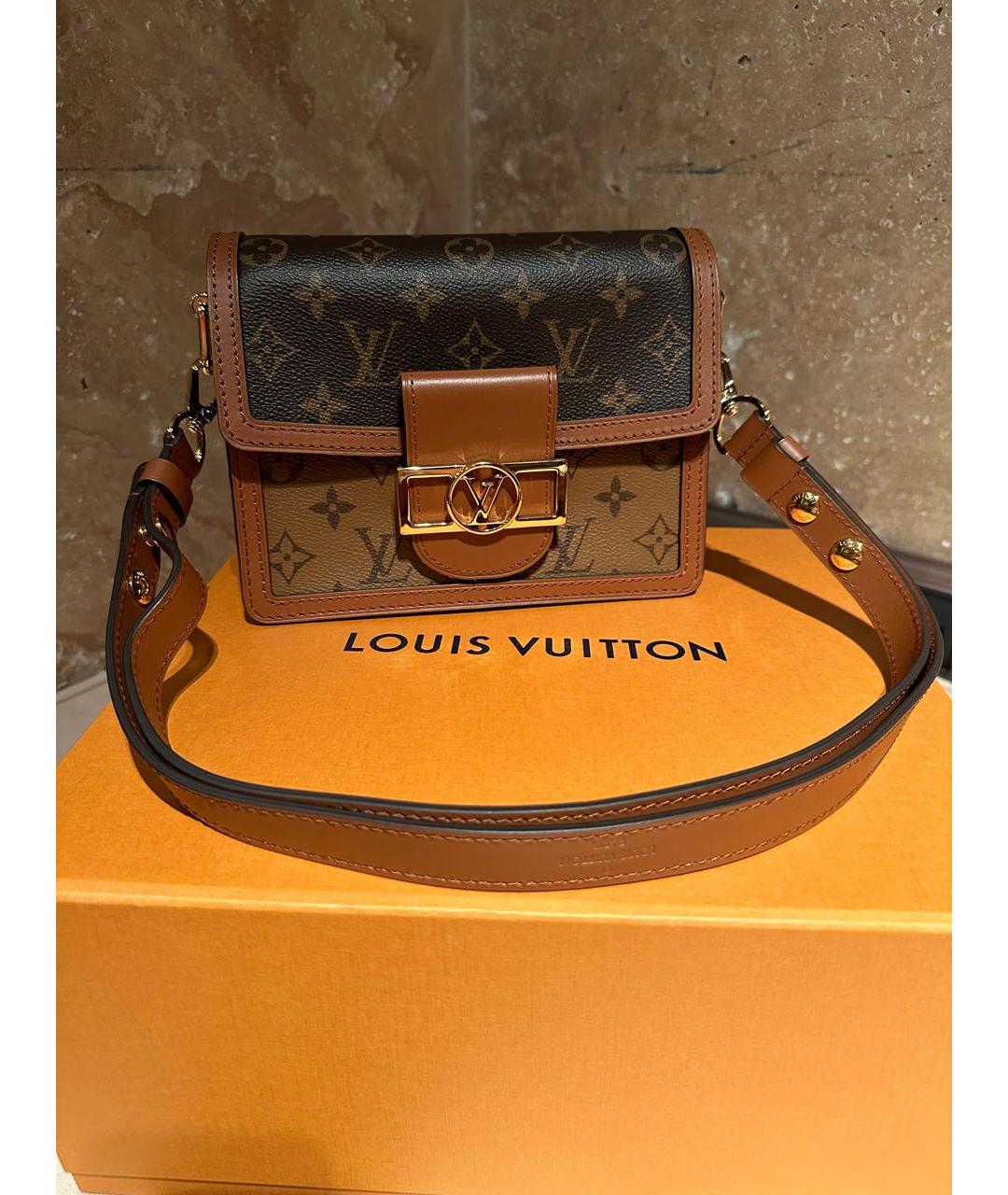 LOUIS VUITTON Коричневая сумка через плечо, фото 9