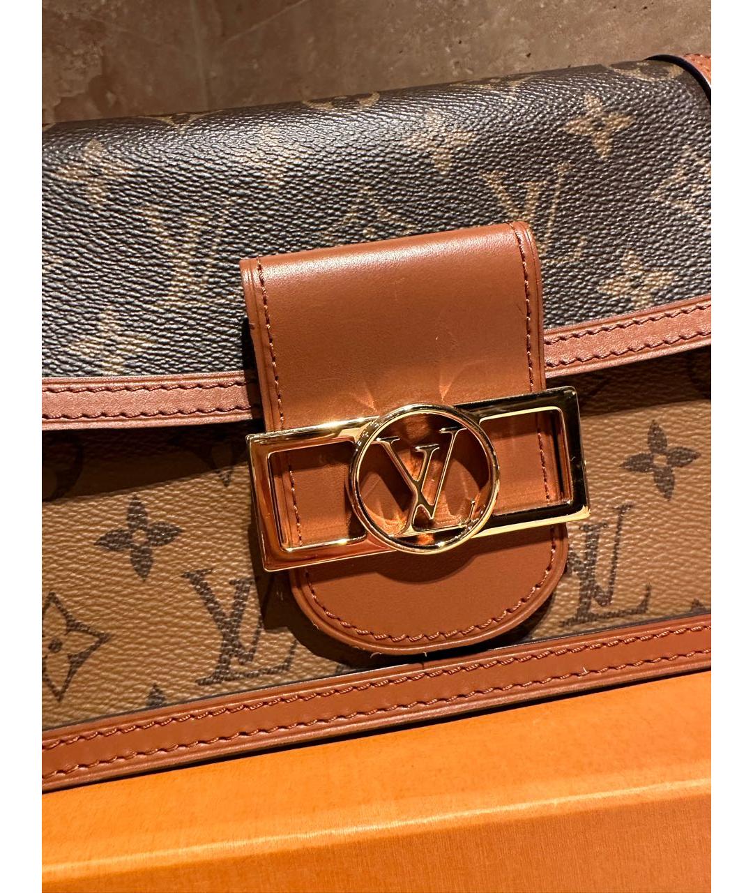 LOUIS VUITTON Коричневая сумка через плечо, фото 5